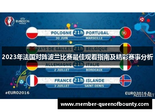 2023年法国对阵波兰比赛最佳观看指南及精彩赛事分析